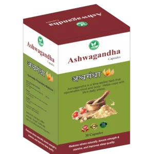 Ashwagandha Capsules – Ayurvedic Vitality Booster for Stress, Strength & Sleep Support