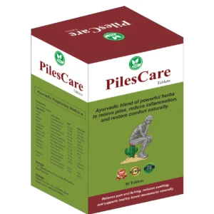 PilesCare Tablets – Ayurvedic Relief for Hemorrhoids, Inflammation & Constipation