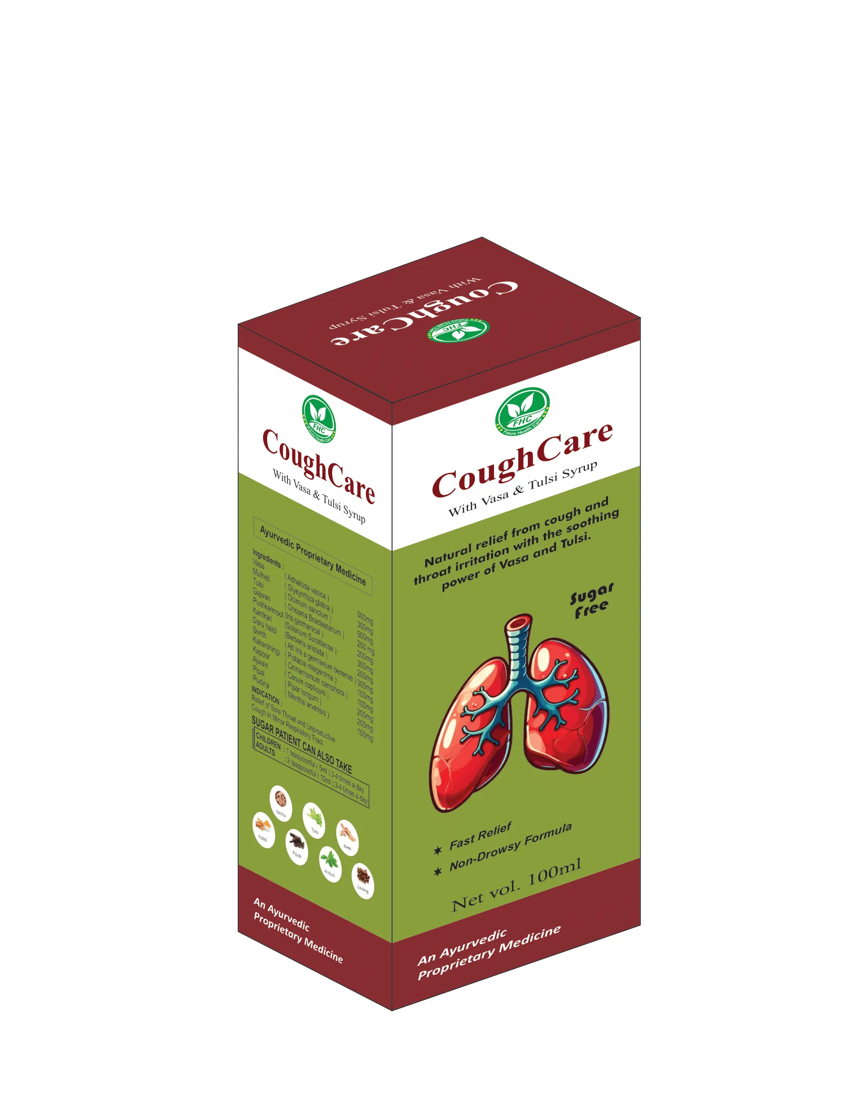 CoughCare Syrup – Ayurvedic Relief for Cough & Throat Irritation