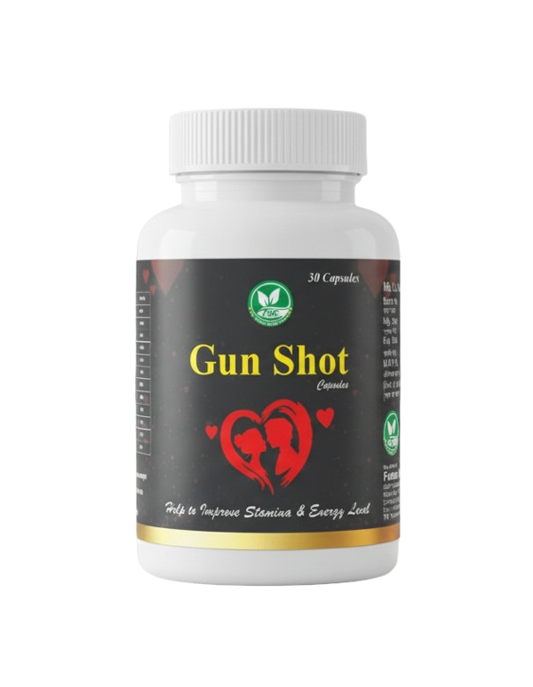 Gun Shot Capsules – Ayurvedic Herbal Supplement for Stamina, Energy & Vitality