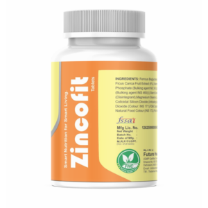 Zincofit Tablets with Iron & Folic Acid – Immune, Energy & Daily Wellness Support (30/60 Tablets)
